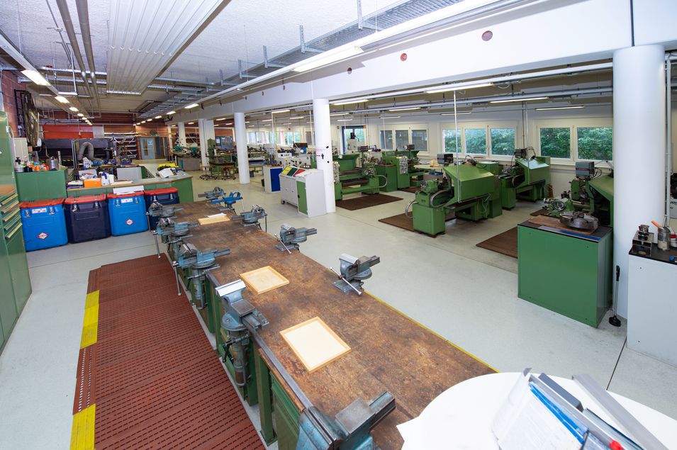 Werkstatt der Metalltechnik im Josef Hesoun Ausbildungszentrum in Wiener Neustadt