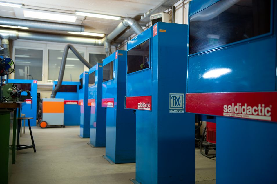 Schweißtechnik Werkstatt des Beruflichen Bildungszentrums Waldviertel