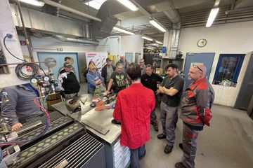 Fachvortrag der Firma SUHNER SU-matic in der Schweißtechnik