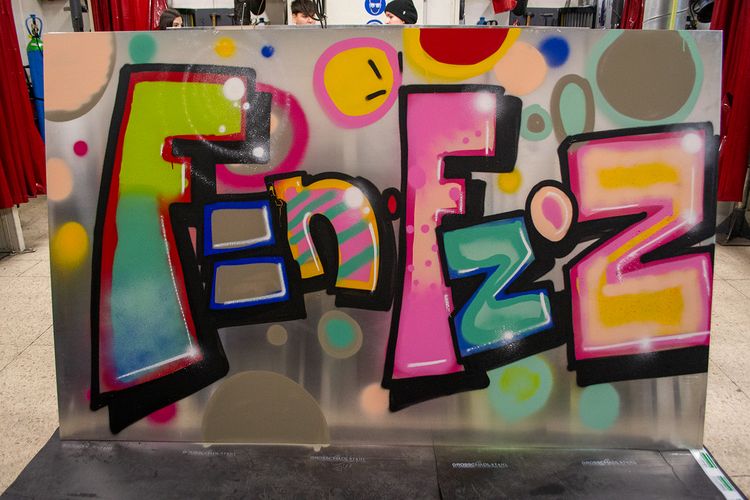 Graffitti Workshop in der Technischen Bildungsakademie Ternitz