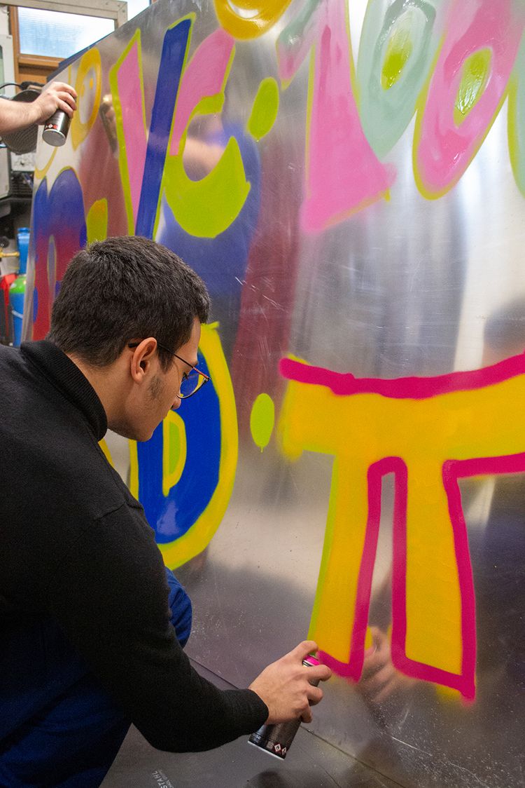 Graffitti Workshop in der Technischen Bildungsakademie Ternitz