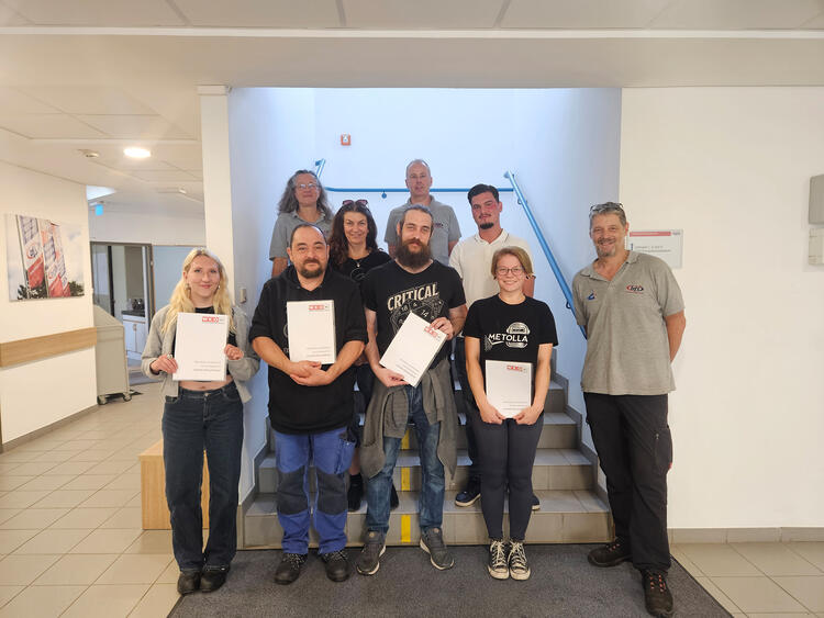 Gruppenbild der LAP Metall am 18.09.26