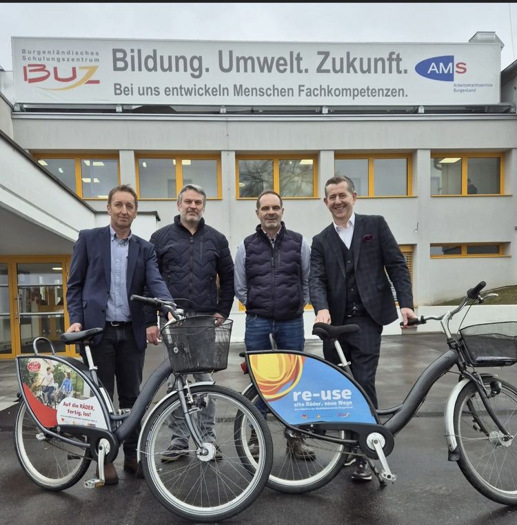 gruppenfoto fahrräder