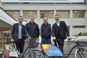 gruppenfoto fahrräder